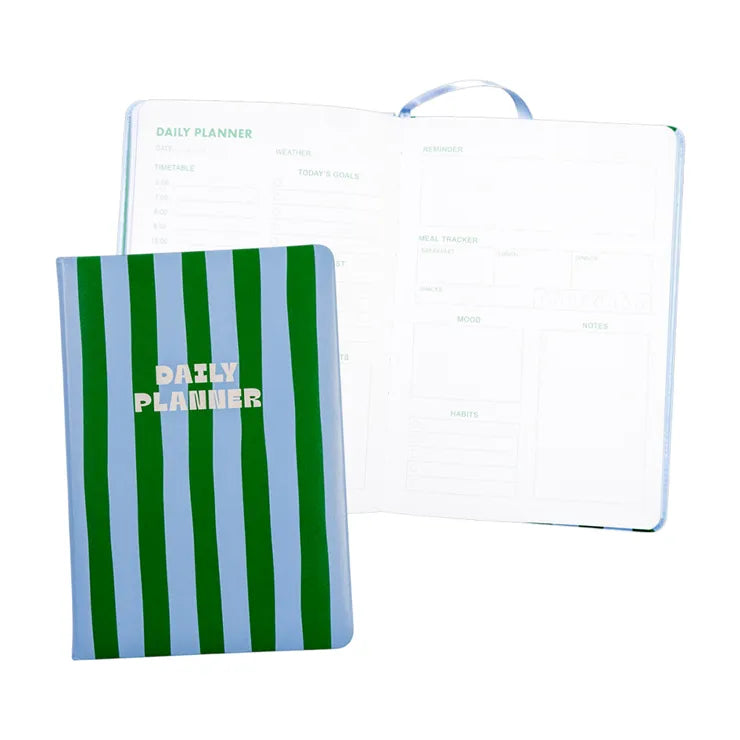 Undated Daily Planner 80 Sheets 148x210mm - Green
