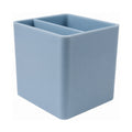 Pen Holder 8110 Blue Plastic Square - Desk Sorters & Trays