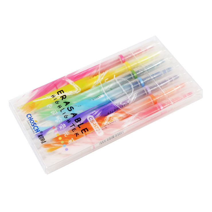 Chosch Erasable Highlighter 7's CS-H724-7 - School & Office Supplies - Writing