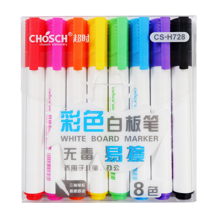 Chosch Whiteboard Marker 8's CS-H728-8 - School & Office Supplies - Writing