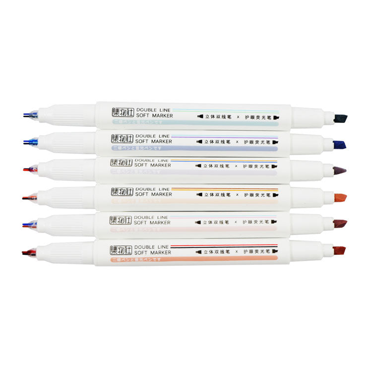 Soft Liner Double Line 6's FD3002A-6 - School & Office Supplies - Writing