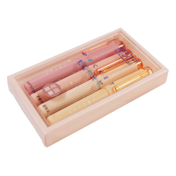 Pocket Highlighter Peach Series 4's HP7510A-4 - School & Office Supplies - Writing