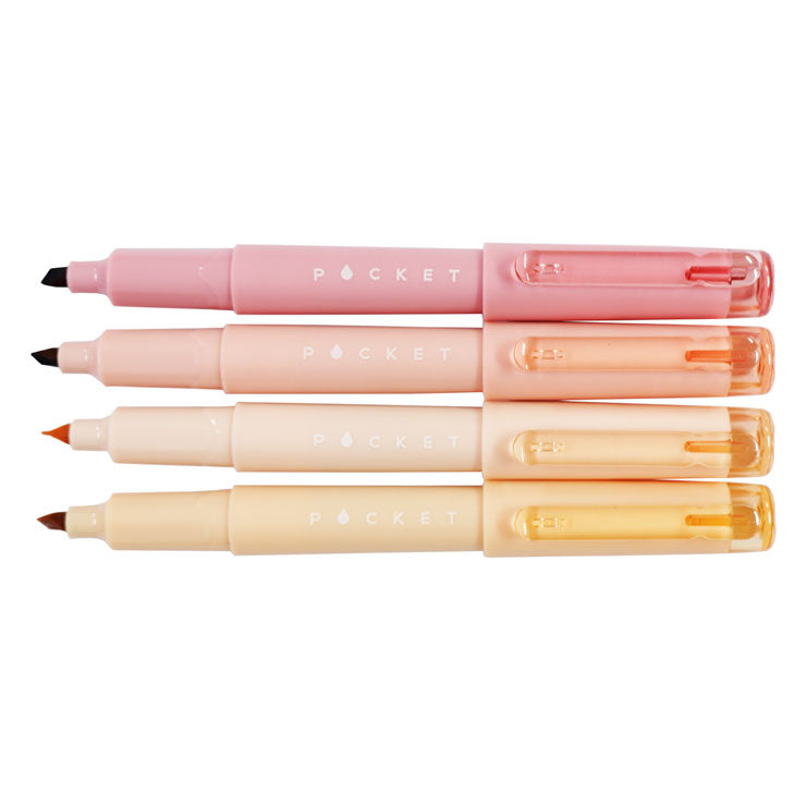 Pocket Highlighter Peach Series 4's HP7510A-4 - School & Office Supplies - Writing
