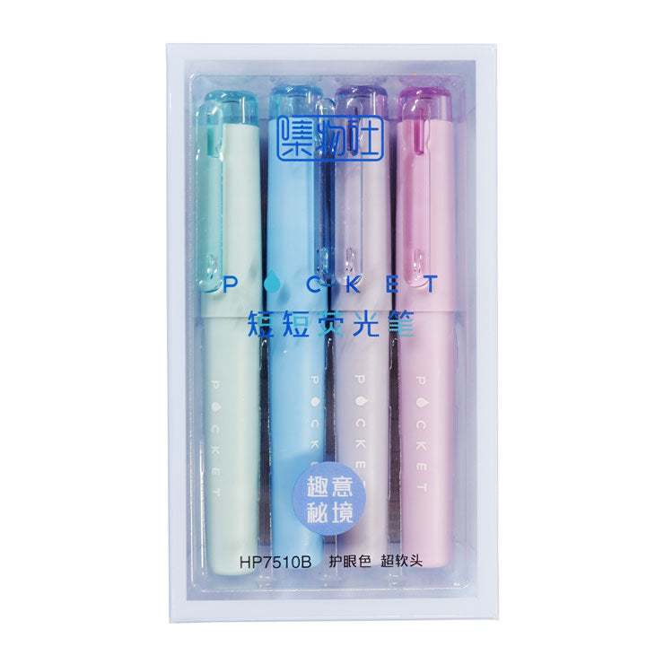 Pocket Highlighter Purple Series 4's HP7510B-4 - School & Office Supplies - Writing
