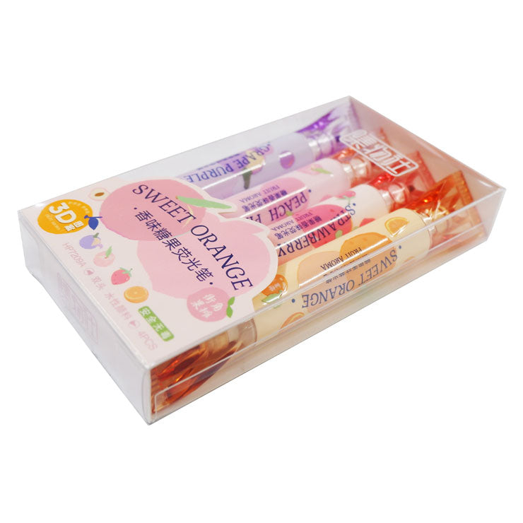 Scented Highlighter Dual Tip 4's HP7209A-4 - School & Office Supplies - Writing