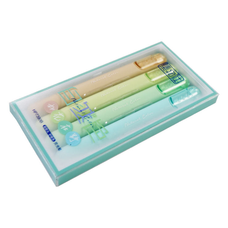 Highlighter Soft Tip Regular 4's HP7390B-4 - School & Office Supplies - Writing