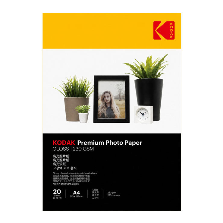 Kodak Photo Paper A4 230gsm 20's Glossy