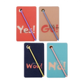 Memo Card With Plastic Band 4x7cm 120Sheets (Design May Vary) - Memo & Scratch Pads