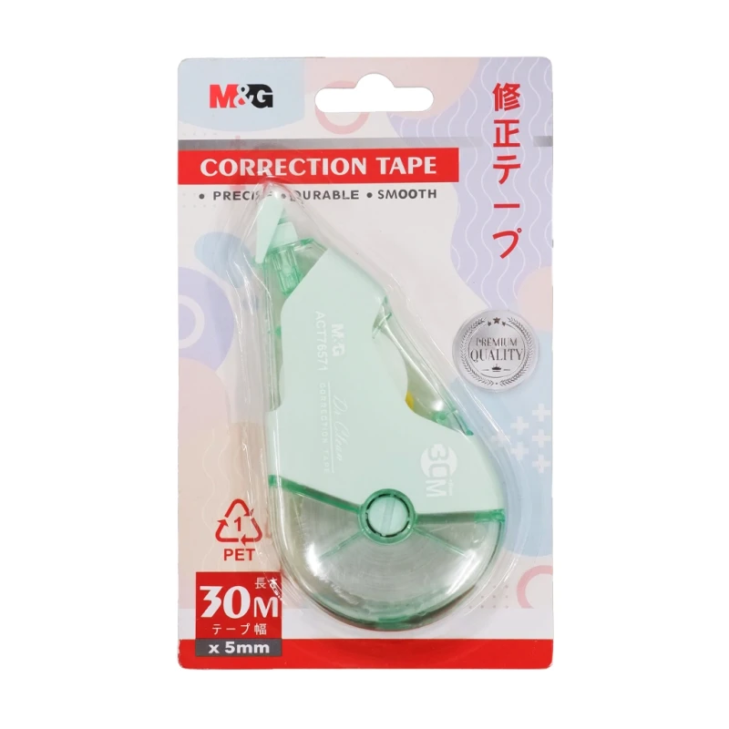 M&G Correction Tape Clear 5mmx40M Act56171 - School & Office Supplies