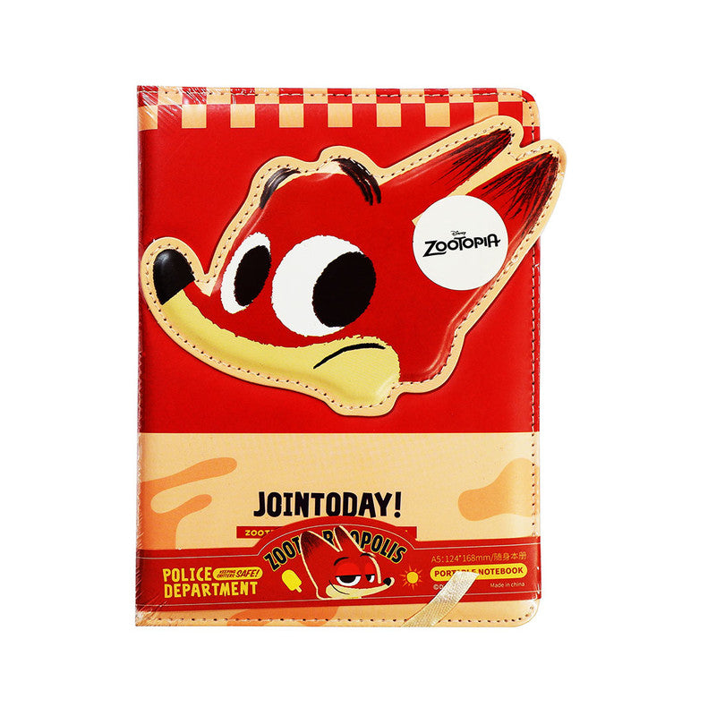 Zootopia Nick Leather Notebook A5