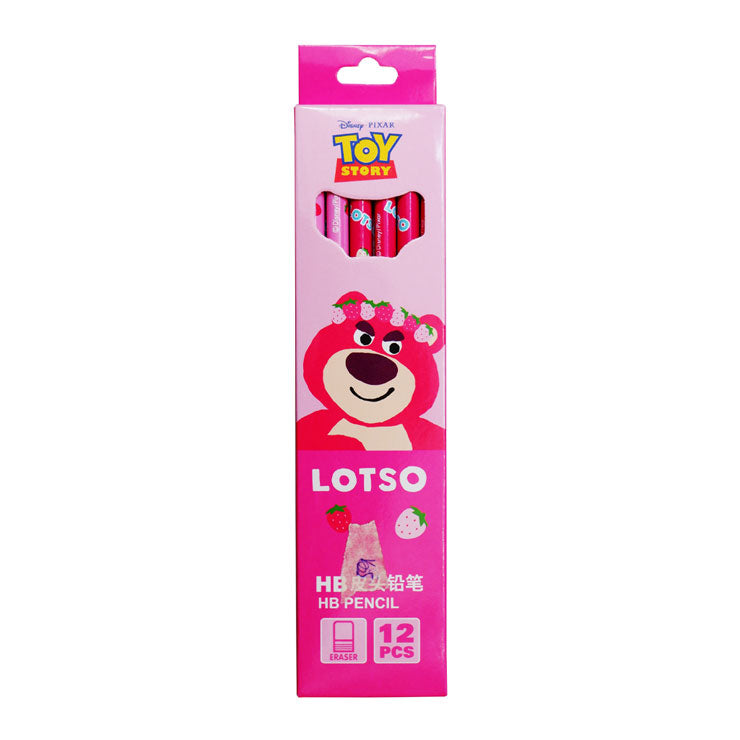 Lotso Wooden Pencil Set 12s A73001-3X - School Supplies - Writing