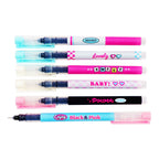 Sweet Girl Gel Pen Set Black 0.5 mm GP102 - School & Office Supplies - Writing