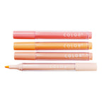 Peach Pink Series Highlighter Set 4's M610-1 - School & Office Supplies - Writing