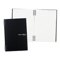 Premiere Notes Split Ring Notebook A5 60 sheets - Kraft Black