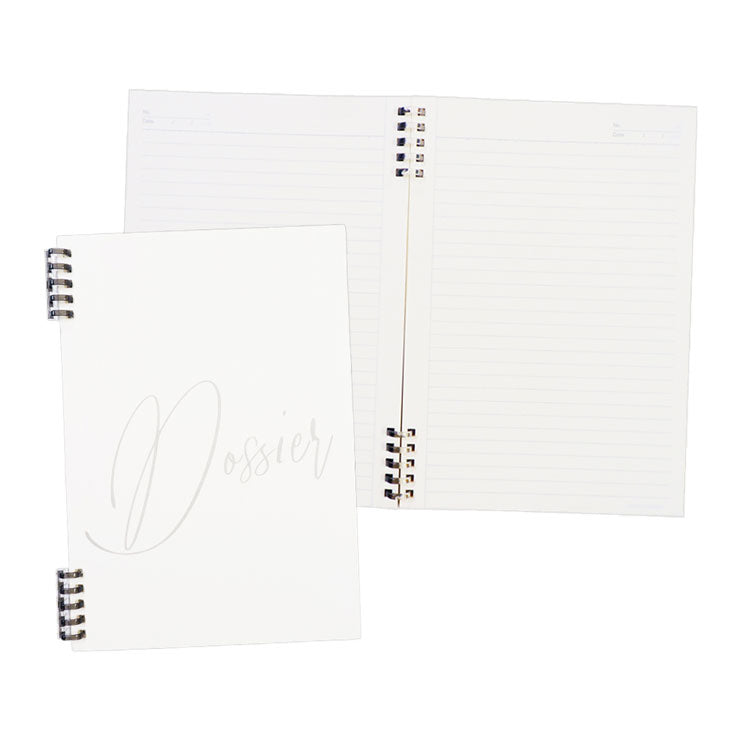 Premiere Notes Split Ring Notebook B5 60 Sheets - Dossier Grey - School & Office Supplies