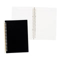 Premiere Notes Refillable Spiral Notebook A5 80 Sheets - Wish Of Stars Black - School Supplies