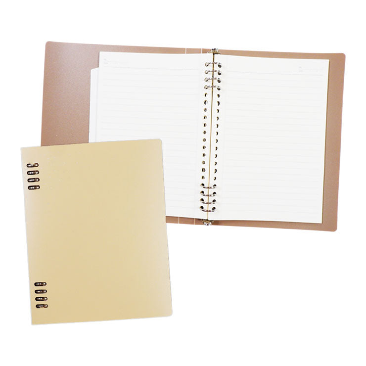 Premiere Notes Refillable Spiral Notebook A5 60 Sheets Wish Of Stars Mauve - School & Office Supplies