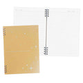 Premiere Notes Split Ring Notebook A5 60Sheets Wish Of Stars Clear Mauve