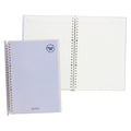 Premiere Notes Refillable Spiral Notebook B5 80Sheets Rose Pastel Blue