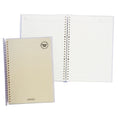 Premiere Notes Refillable Spiral Notebook B5 80Sheets Rose Pastel Peach