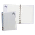 Premiere Notes Refillable Spiral Notebook B5 50Sheets Rose Pastel Grey