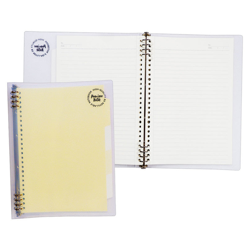 Premiere Notes Refillable Spiral Notebook B5 50Sheets Rose Pastel Peach