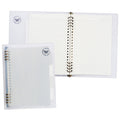 Premiere Notes Refillable Spiral Notebook A5 50Sheets Rose Pastel Grey