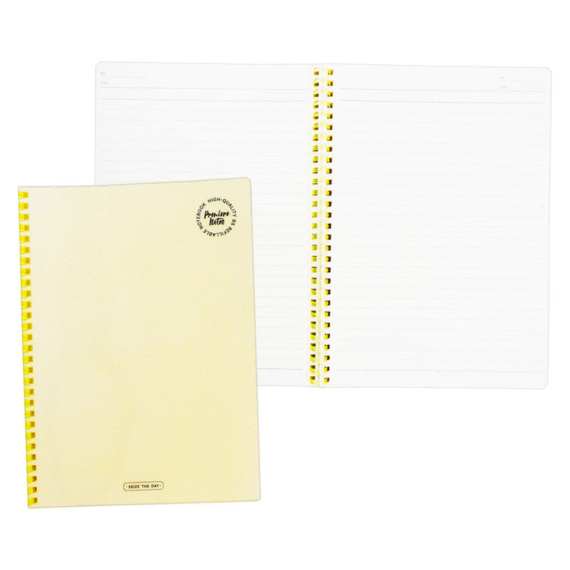 Premiere Notes Soft Spiral Notebook B5 80Sheets Rose Pastel Peach