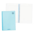 Premiere Notes Soft Spiral Notebook A5 80Sheets Rose Pastel Blue