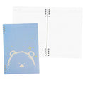 Premiere Notes Split Ring Soft Spiral Notebook A5 60Sheets Meow'S Happiness Blue