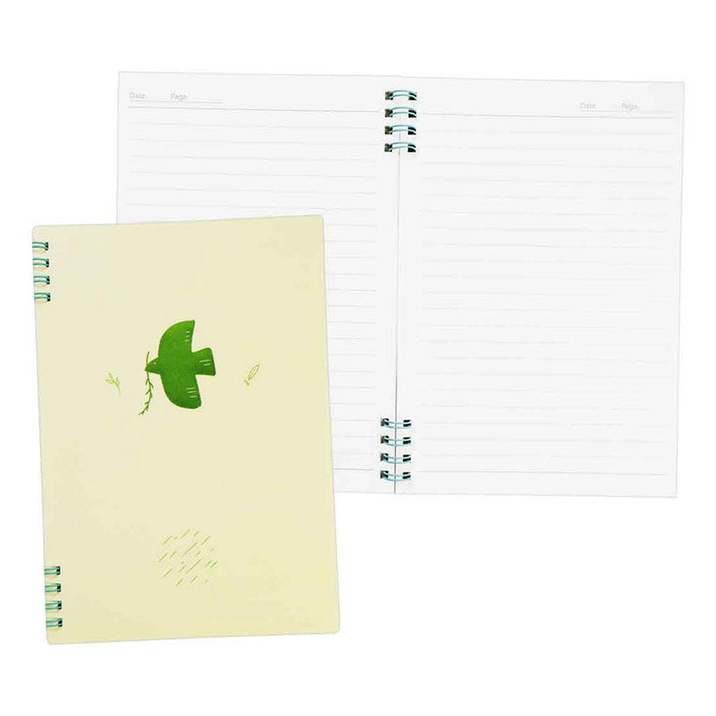 Premiere Notes Split Ring Soft Spiral Nb Meows Happiness A5 Green 60S