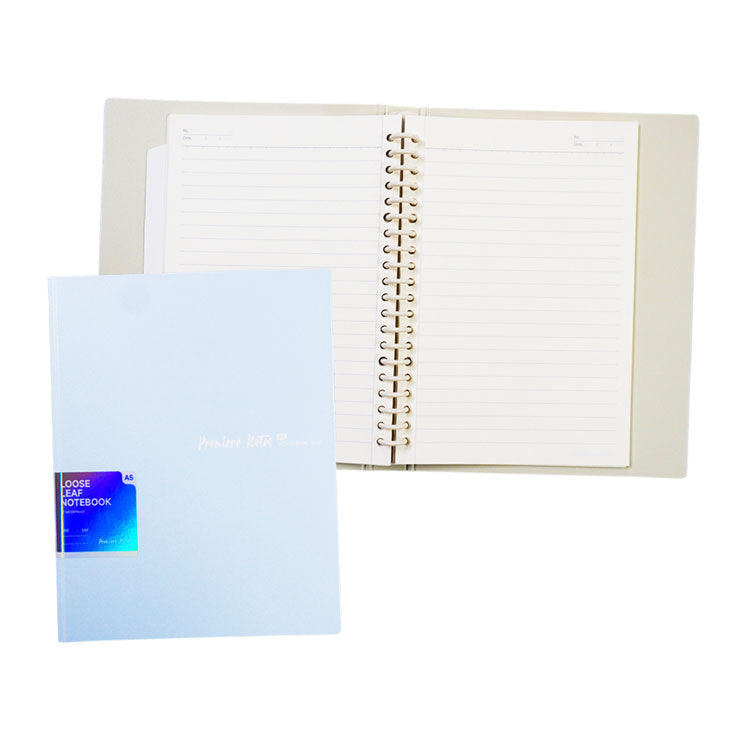 Premiere Notes Refillable Spiral Notebook - PP Foam Pastel Blue - School & Office Supplies