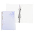 Premiere Notes Refillable Spiral Notebook A5 80Sheets Whale Blue