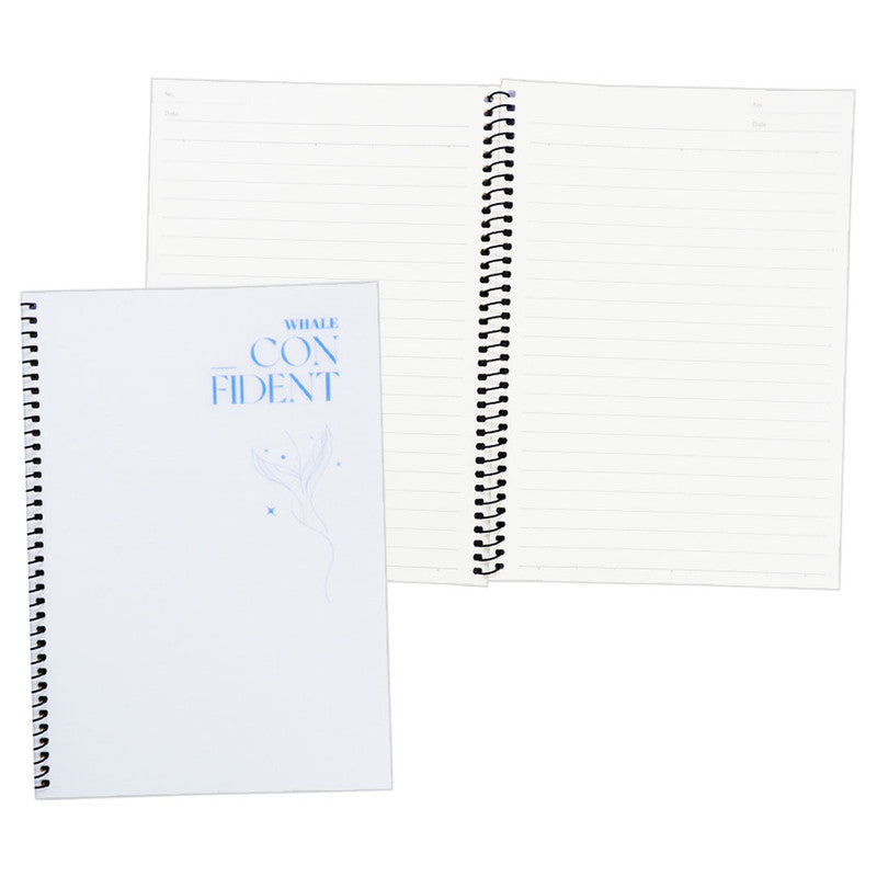 Premiere Notes Spiral Notebook A5 40Sheets - Whale Blue