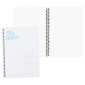 Premiere Notes Spiral Notebook A5 40Sheets Whale White