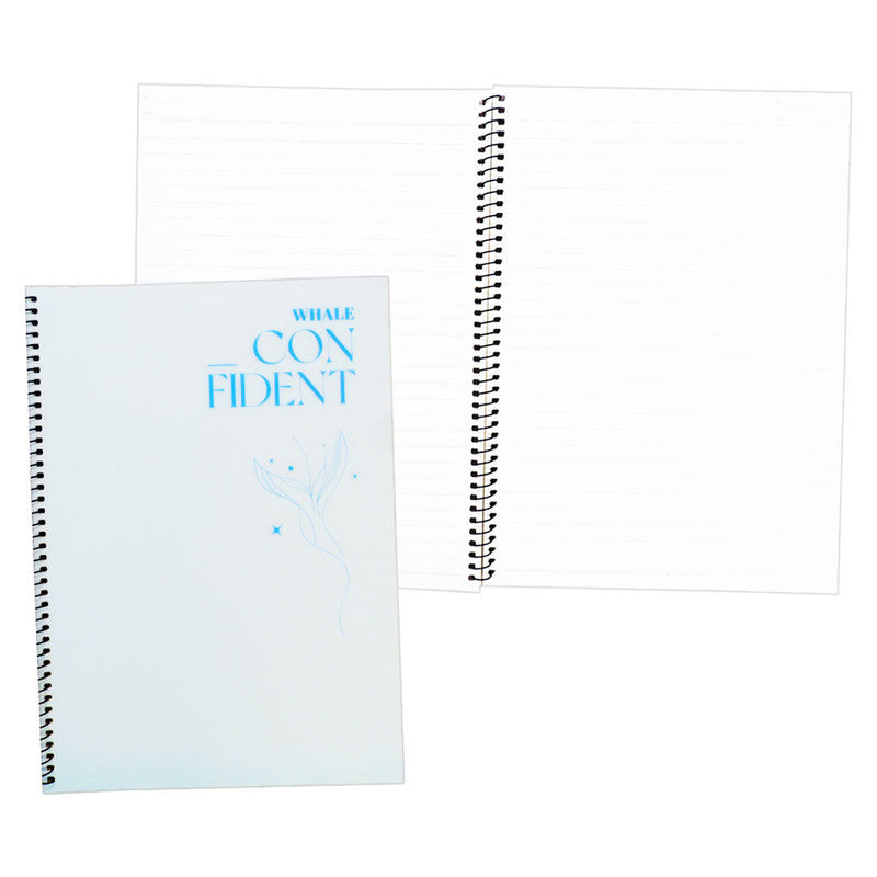 Premiere Notes Spiral Notebook B5 40Sheets Whale Teal