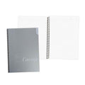 Premiere Notes Spiral Notebook A5 40Sheets Metallic White