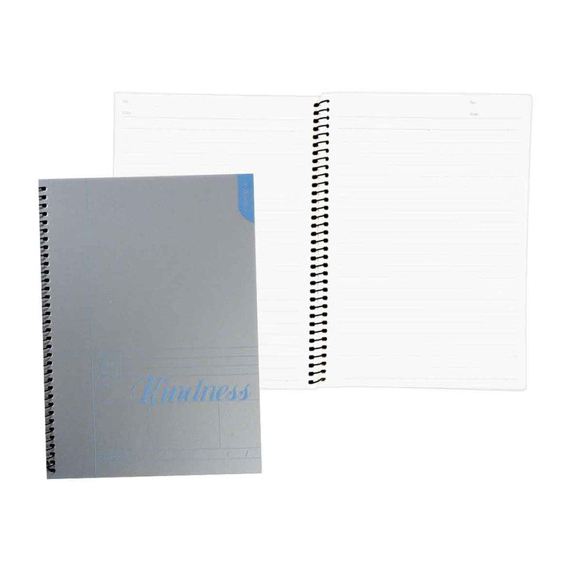 Premiere Notes Spiral Notebook A5 40Sheets Metallic Dark Blue