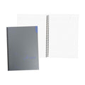 Premiere Notes Spiral Notebook A5 40Sheets Metallic Gray
