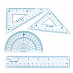 M&G Miffy & Friends Ruler Set 4S Anti-Stick To Erasers FRL960HN (Color May Vary)
