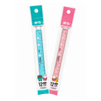 M&G Miffy & Friends Ruler Pink Blue Green 12cm FRL960HP