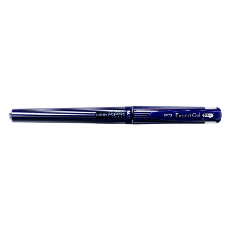 M&G Expert Gel Pen 0.7mm, Blue AGP13672 - School & Office Supplies