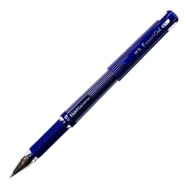 M&G Expert Gel Pen 0.7mm, Blue AGP13672 - School & Office Supplies
