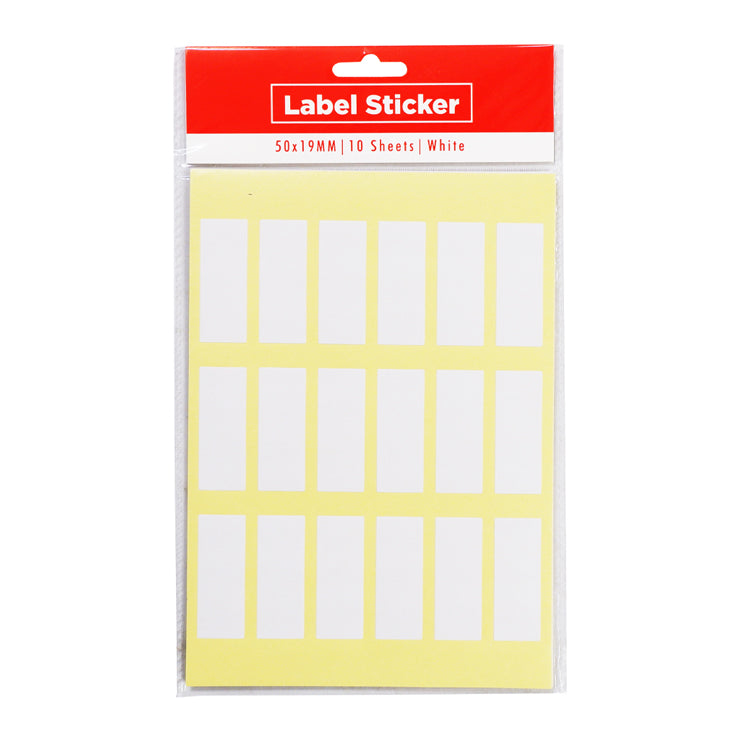 Best Buy Label Sticker HP-231220-5 50x19mm White A5 Precut - School & Office Supplies