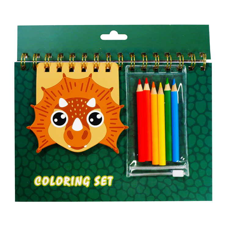 Coloring Set HP-240916-36 Dino - Arts & Crafts Supplies