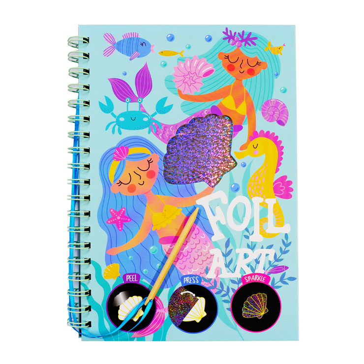Foil Art Activity Pack HP-241018-1 Mermaid - Arts & Crafts Supplies