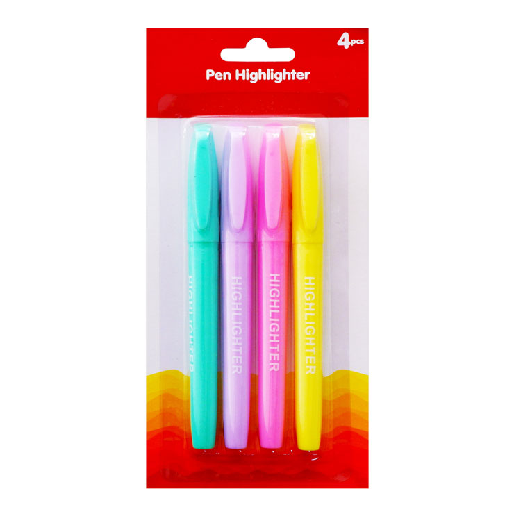 Pen Highlighter 4's - School & Office Supplies - Writing