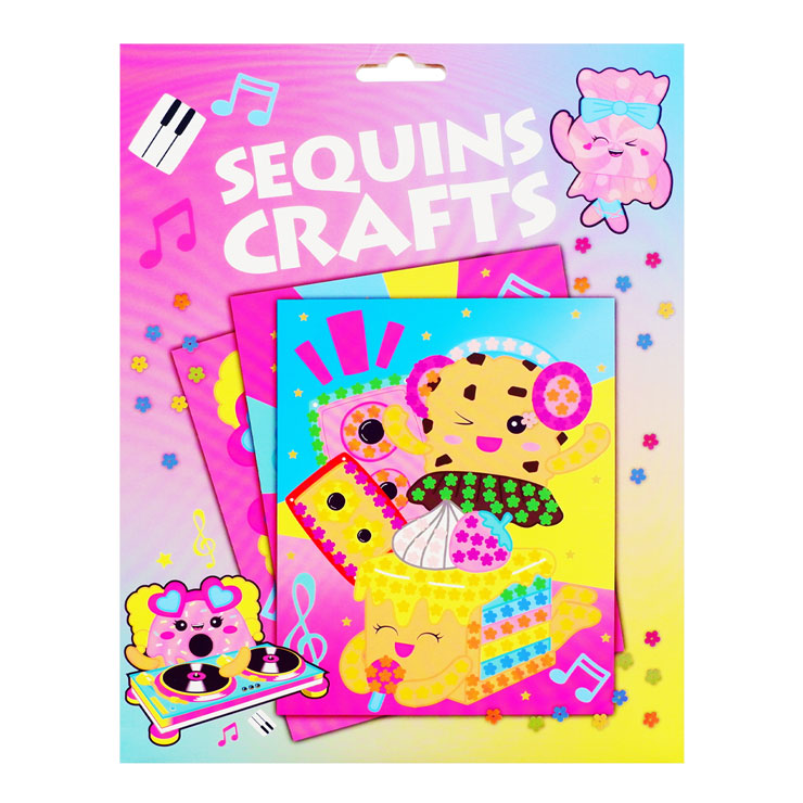 DIY Activity Pack Sequins Crafts CFT-230902-2 Sweets - Arts & Crafts Supplies