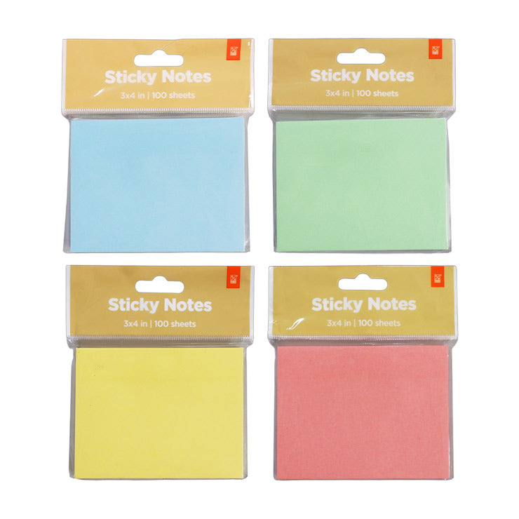 Best Buy Sticky Notes 3x4In Pastel Assorted