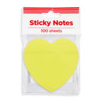 Best Buy Sticky Notes Die Cut Heart 3x3 inches 5 Neon Color 100 Sheets